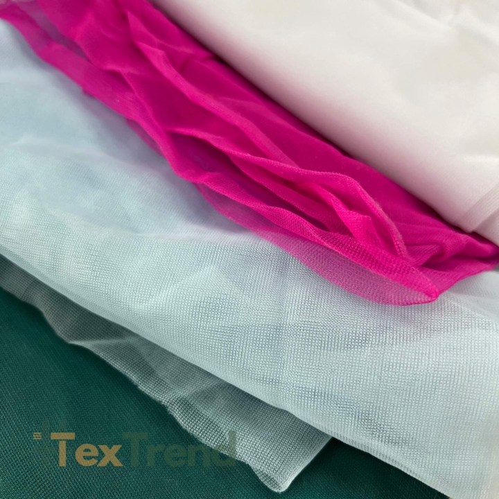 Dekoratives Chiffon MIX Reste, Endstücke - 0,5kg  