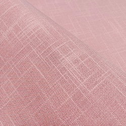 Dekorations- und Tischdeckenstoff rosa - Leinenmuster  
