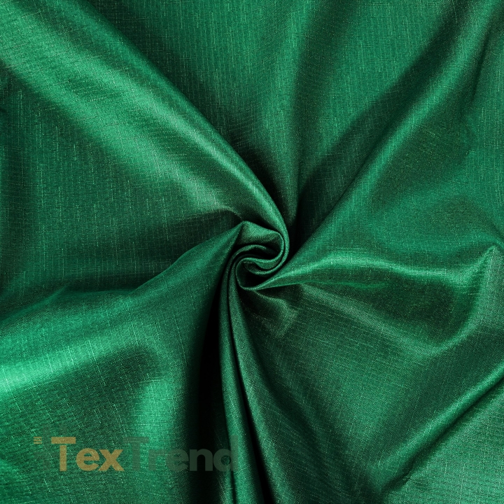 Tischdeckenstoff fleckenabweisend grün - Leinenmuster  