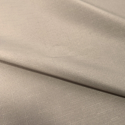 Tischdeckenstoff fleckenabweisend beige - Leinenmuster  
