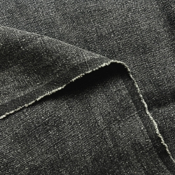 Leinen Dekostoff - 580g - 140cm - graphitfarben  