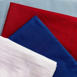 Baumwollstoffe einfarbig 220cm MIX Reste, Endstücke - 1kg  