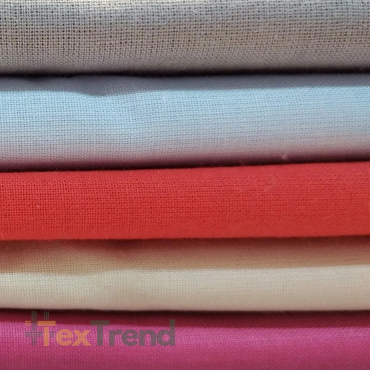 Baumwollstoffe einfarbig 220cm MIX Reste, Endstücke - 1kg  