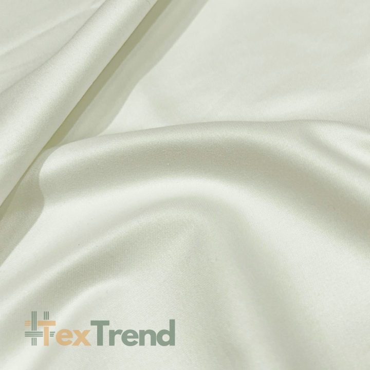 Premium Baumwollsatin - Sahne  