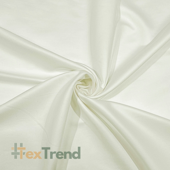 Premium Baumwollsatin - Sahne  