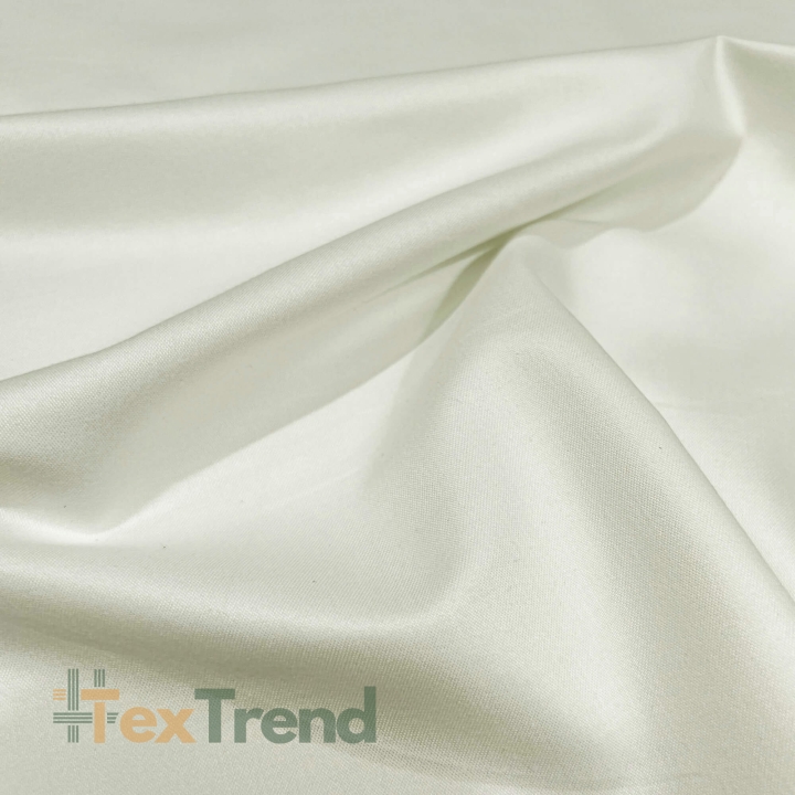 Premium Baumwollsatin - Sahne  