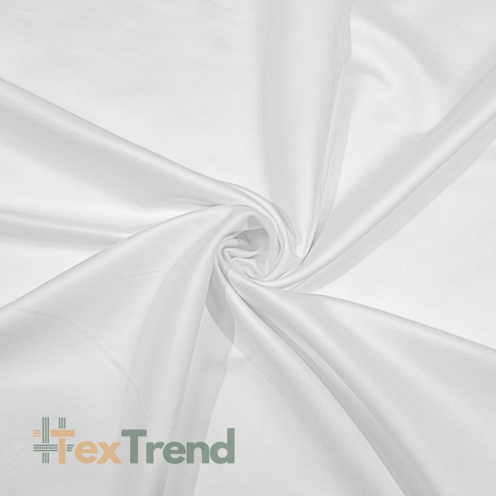Premium Baumwollsatin weiß - 180 cm  
