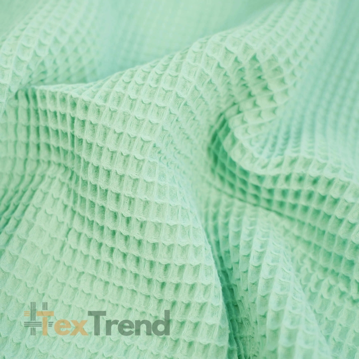Baumwoll-Waffel - Minze (Mint)  