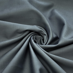 Dunkelgraue Premium-Satin 225cm (sanforisiert)  