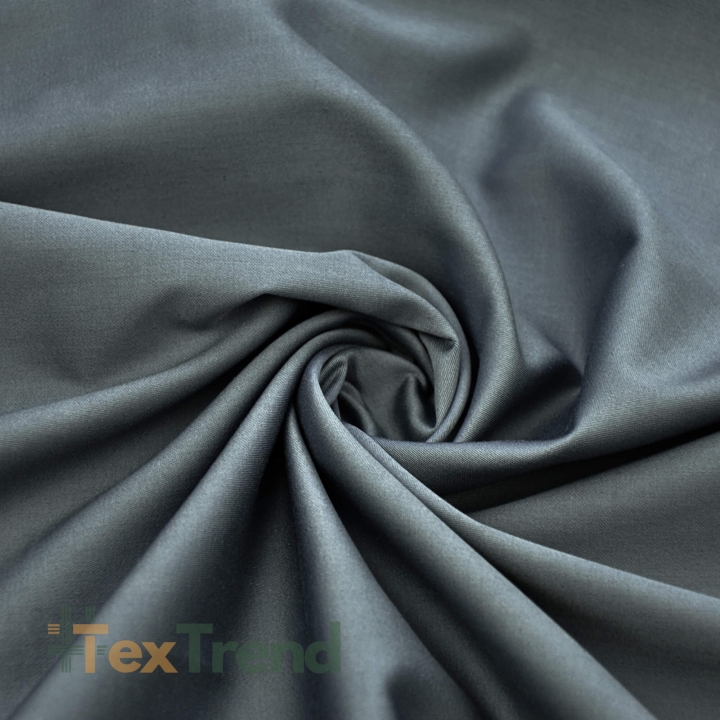 Dunkelgraue Premium-Satin 225cm (sanforisiert)  