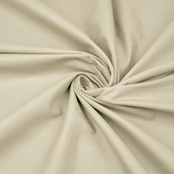 Baumwolle 100% einfarbig hellbeige (KR)  