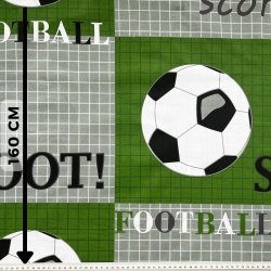 100% Baumwolle großer grüner Fußball  