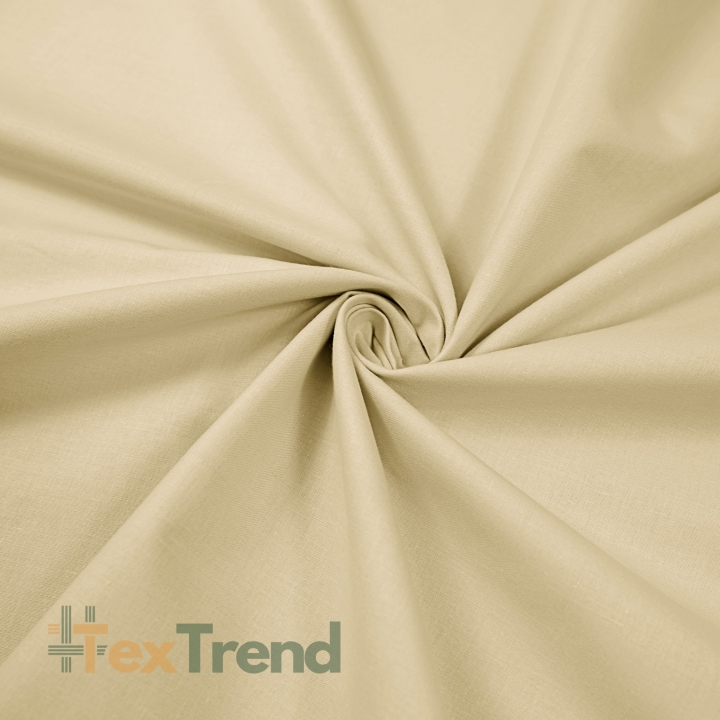 Baumwolle 100% einfarbig warmbeige (KR)  