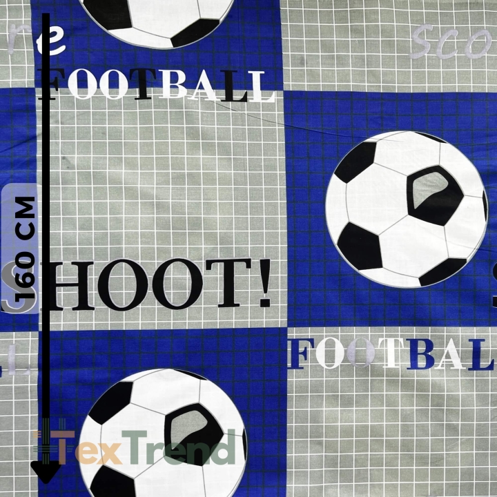 100% Baumwolle großer dunkelblauer Fußball