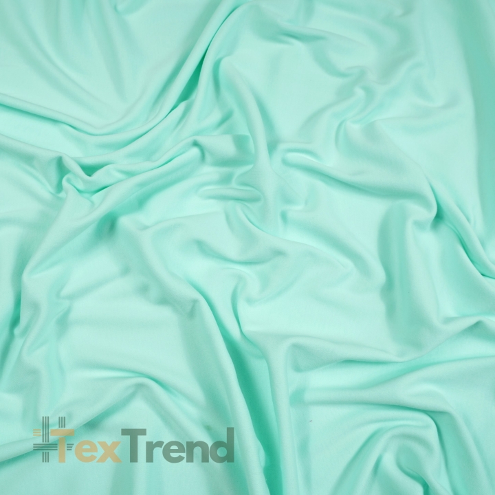 Interlock-Jersey einfarbig hellmint  