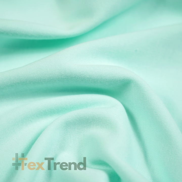 Interlock-Jersey einfarbig hellmint  