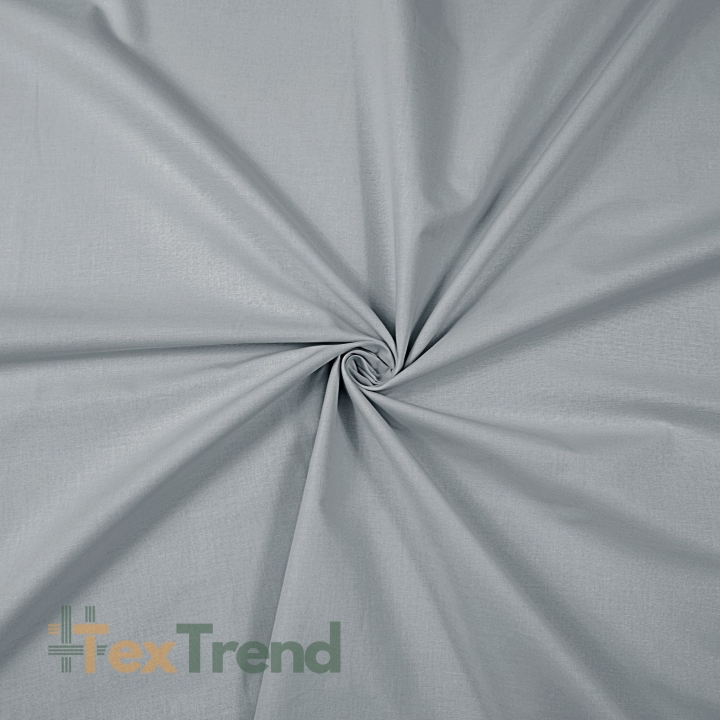 Baumwolle 100% einfarbig hellgrau (Light gray) - 220 cm (DT)  