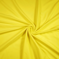 Interlock-Jersey einfarbig gelb  