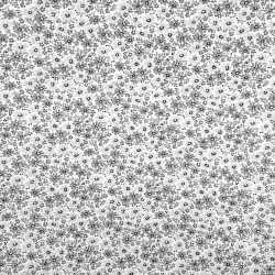 100% Baumwolle graue Wiese auf weißem Hintergrund  