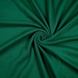 Interlock-Jersey einfarbig flaschengrün  