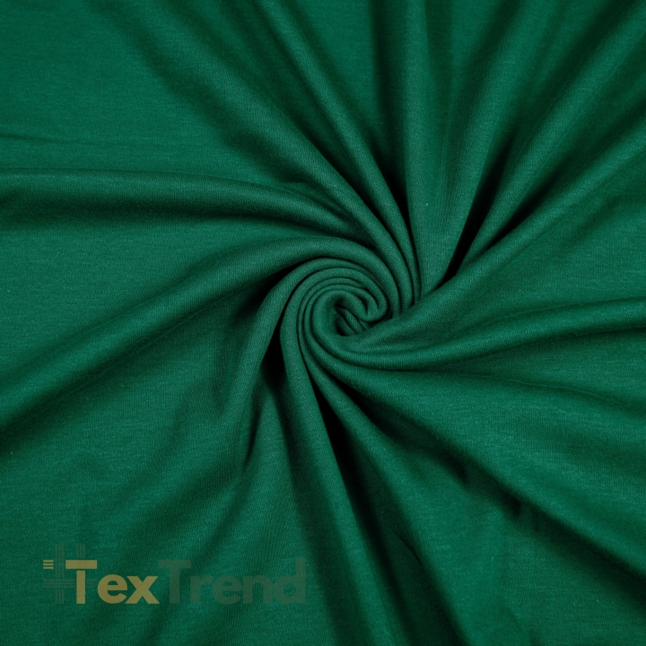 Interlock-Jersey einfarbig flaschengrün  