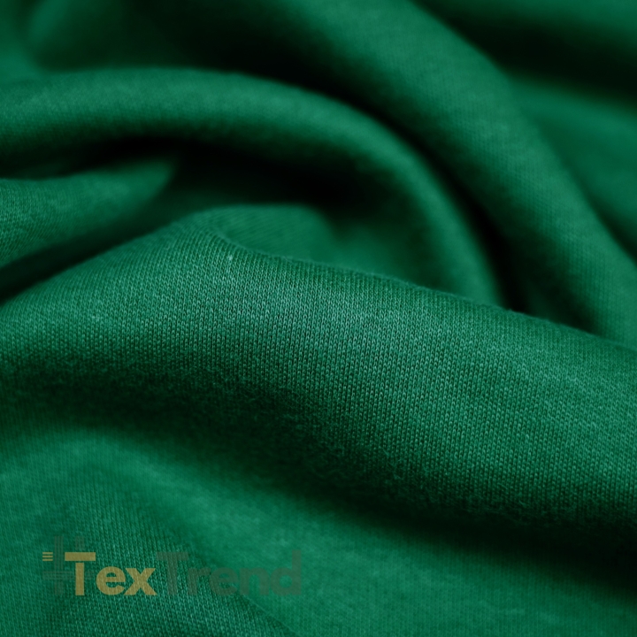 Interlock-Jersey einfarbig flaschengrün  