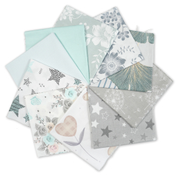 Patchwork-Stoffset 20 Stück 40 x 40 cm - pastell/Erwachsene  