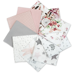 Patchwork-Stoffset 20 Stück 40 x 40 cm - pastell/Erwachsene  