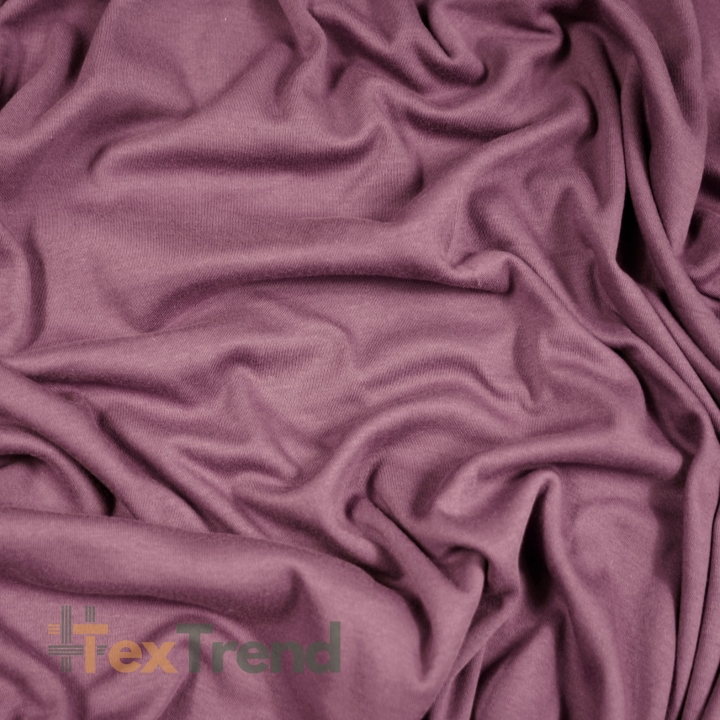 Interlock-Jersey einfarbig retro rosa  