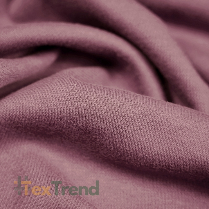 Interlock-Jersey einfarbig retro rosa  