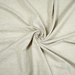 Leinen mit Viskose und Baumwolle Bekleidungsstoff - beige meliert