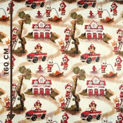 Baumwolle 100% Feuerwehr Rettungsaktion  