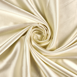 Kleidungsstoff Satin mit Lycra - hellgold 23