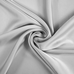 Armani Satin Stoff / Kunstseide - grau 23