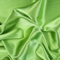 Zweifarbiger Bekleidungsstoff Satin / Taft - grüner Apfel 21