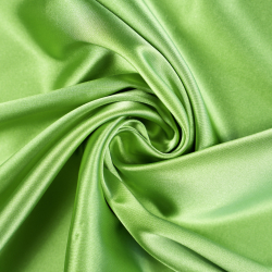 Zweifarbiger Bekleidungsstoff Satin / Taft - grüner Apfel 21