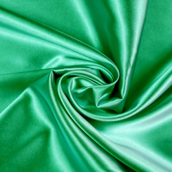 Zweifarbiger Bekleidungsstoff Satin / Taft - Grün 50