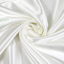 Doppelseitiger Bekleidungsstoff Satin / Taft - Ecru 2