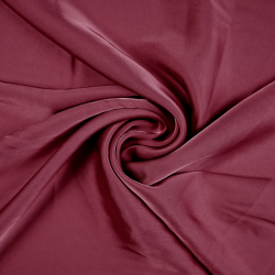 Armani Satin Stoff / Kunstseide - Bordeaux 42