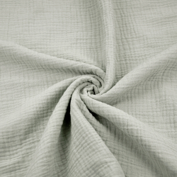 Musselin Double Gauze pastellgrau (Warm Beige)