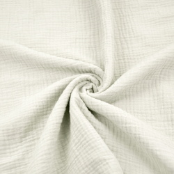 Musselin Double Gauze Elfenbein (Soft Cream)