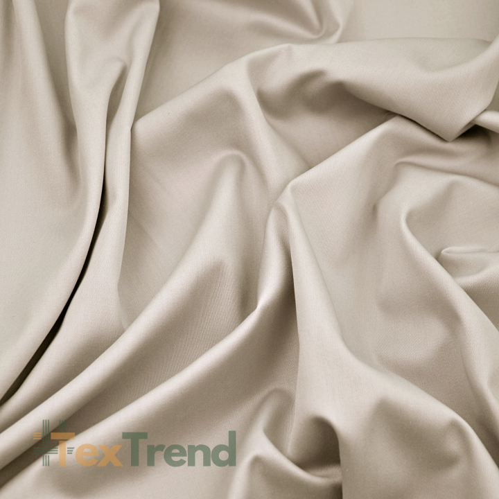 Premium Baumwollsatin kaltes beige - 220 cm  