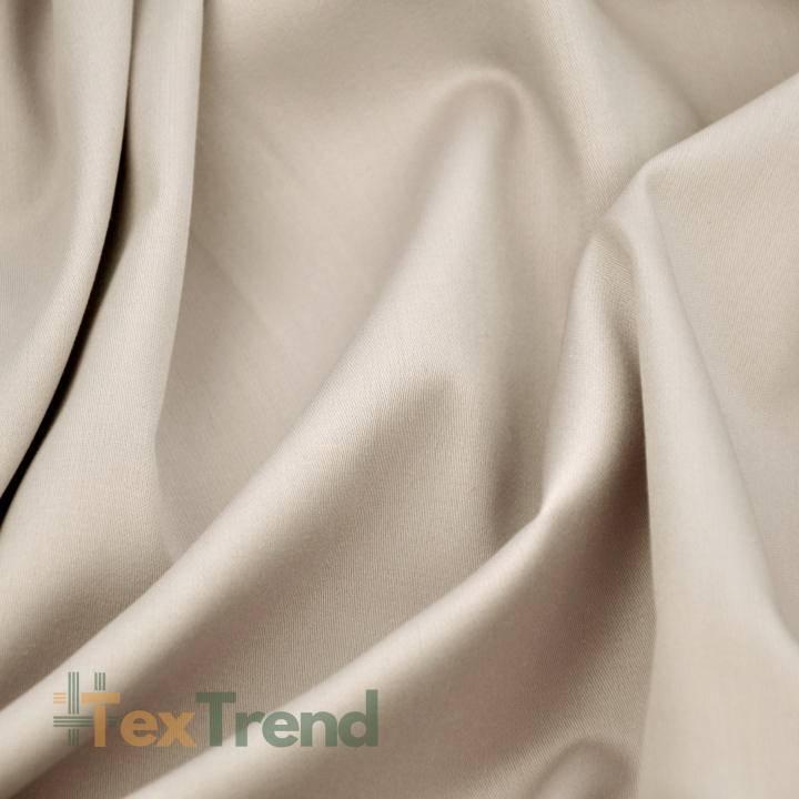 Premium Baumwollsatin kaltes beige - 220 cm  