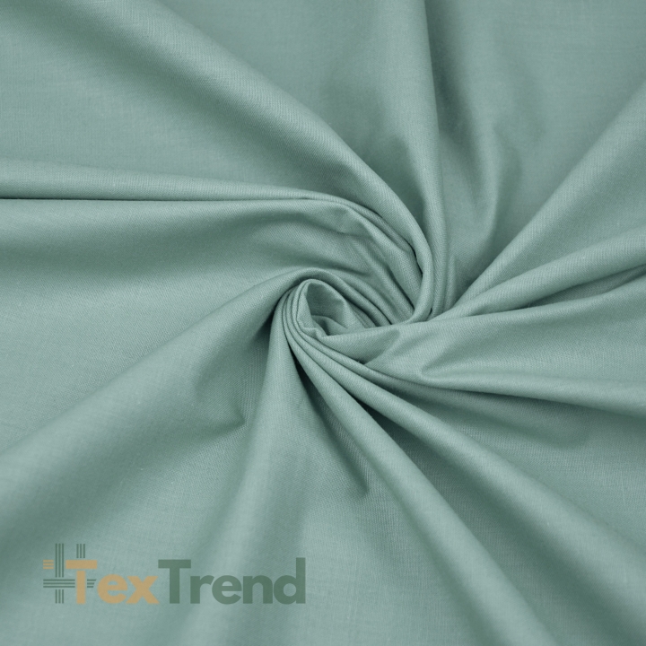 Baumwolle 100% einfarbig Salbei 59 - 220cm  
