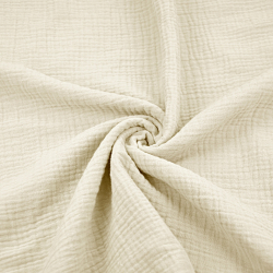 Musselin Double Gauze leinenfarben (Linen)  