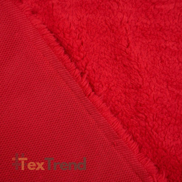 Polar Sherpa futerko baranek - czerwony (Red)