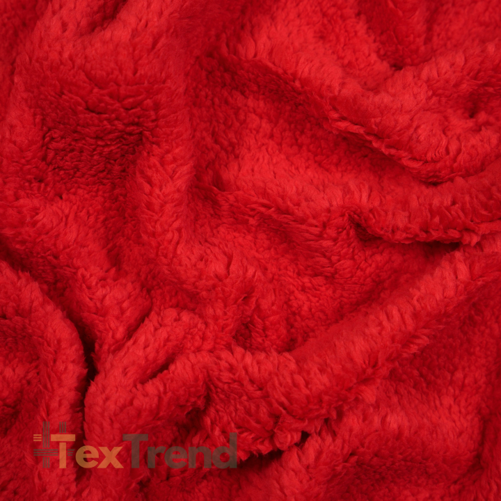 Polar Sherpa futerko baranek - czerwony (Red)