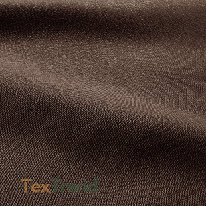 Baumwolle 100% einfarbig schokoladenbraun - 86  