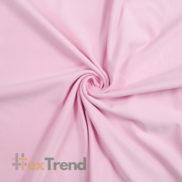 Einfarbiger Jersey in Rosa - 280g