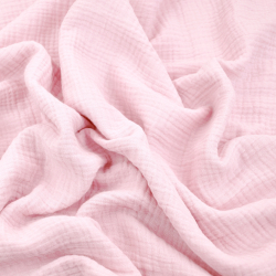 Musselin Double Gauze hellrosa (Baby pink)